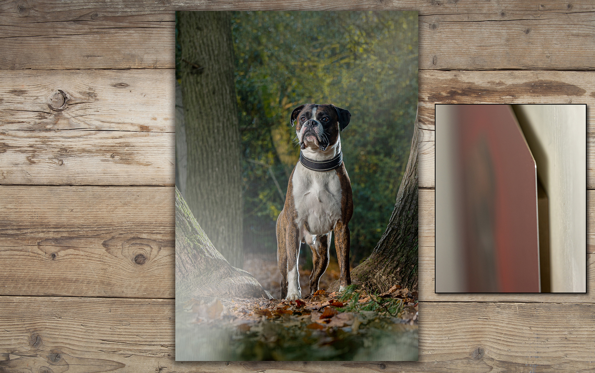 Contemporary location dog Photography for your home